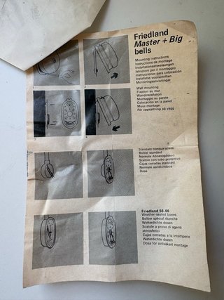 Timbre Alarma Industrial Friedland Masterbell