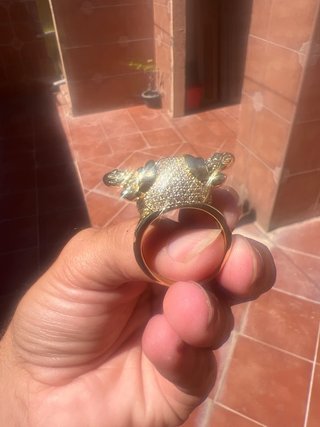 Anillo Toro Oro Diamantes Esmeralda VENDO O CAMBIO