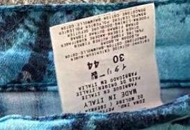 Jeans Versace fantasia blu