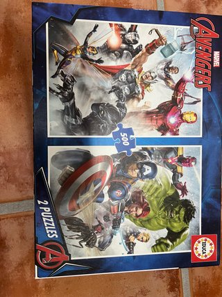 Puzzle Vengadores 2x500 piezas Educa