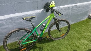 Bicicleta Monty Verde y Negra