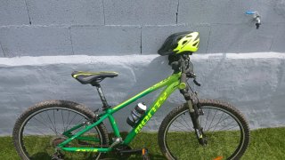 Bicicleta Monty Verde y Negra