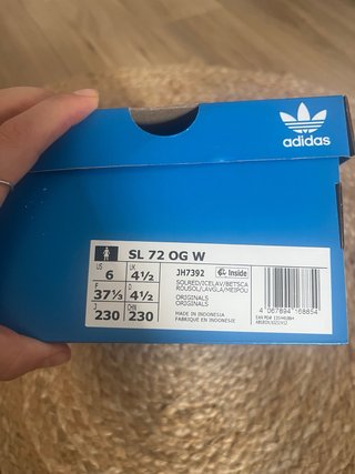 Zapatillas Adidas SL 72 OG W Mujer Talla 37.5