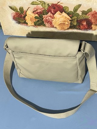 Borsa a tracolla Lacoste beige