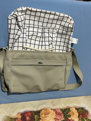 Borsa a tracolla Lacoste beige