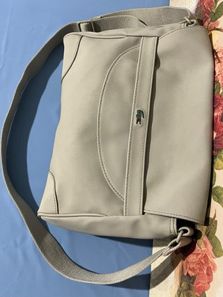 Borsa a tracolla Lacoste beige