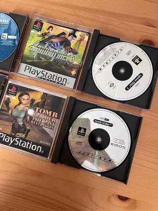 Lotto Giochi Ps1: Star Wars, Tomb Raider, Syphon F