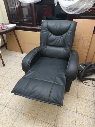 Pareja de sillones reclinables negros