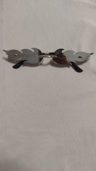 Gafas de sol rave flameadas