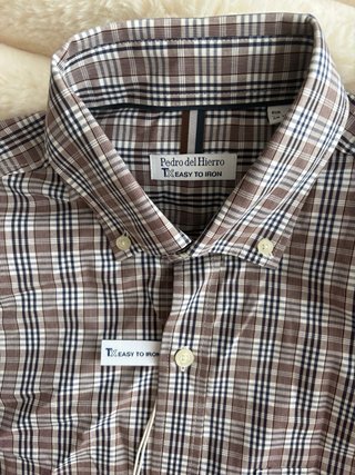 Camisa Pedro del Hierro cuadros Nueva
