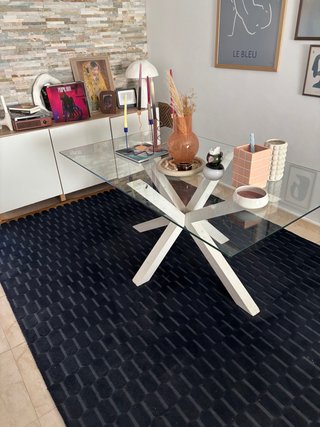 Alfombra Negra y Gris