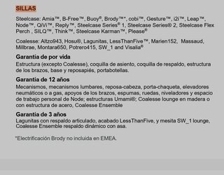 Silla de oficina Leap, marca Steelcase