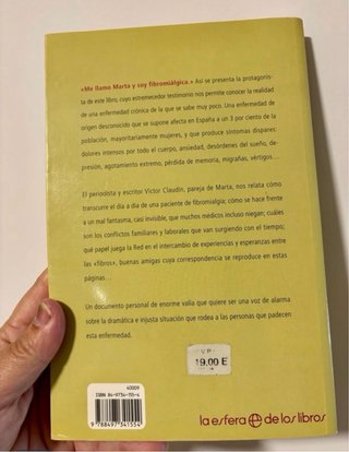 Me llamo Marta y soy Fibromialgica