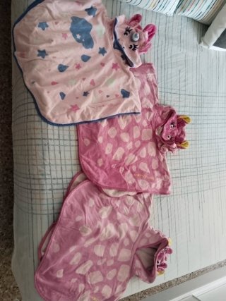 Poncho Unicornio Baño 12 Meses