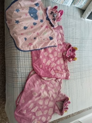 Poncho Unicornio Baño 12 Meses
