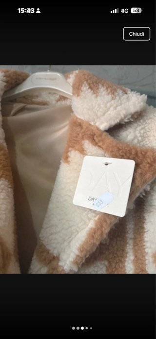 Cappotto Day Beige/Brown Taglia Unica