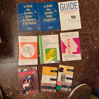Lote de libros en frances