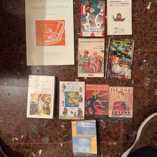 Lote de libros en frances