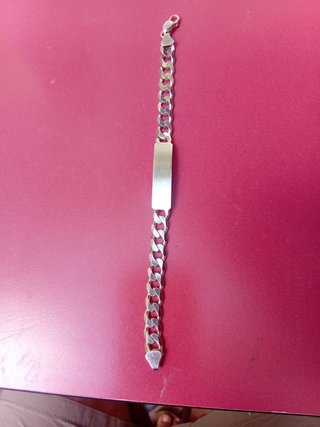 Pulsera de plata para hombre