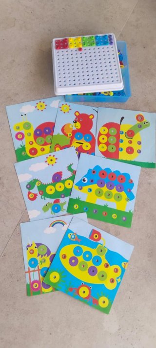 Juego de construcción con tableros