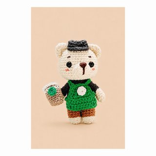 Oso Bearista Starbucks Amigurumi