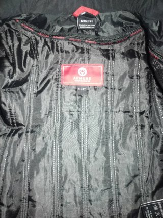 Chaqueta de moto ARMURE negra usada dos veces XL42