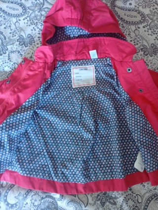 Chaquetón cortavientos y rebeca niña bebé