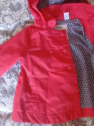 Chaquetón cortavientos y rebeca niña bebé