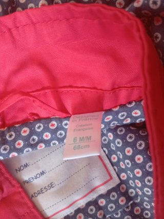 Chaquetón cortavientos y rebeca niña bebé