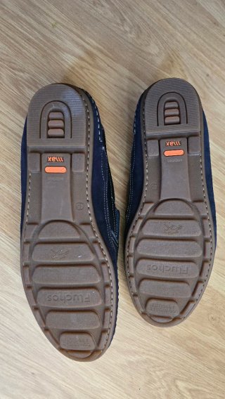 Mocasines Fluchos Dorian F1174 Slip On Azul