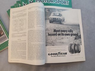 Lote de 11 revistas Motorsport Vintage 1970