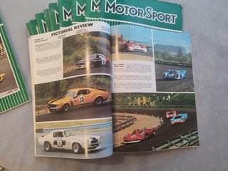 Lote de 11 revistas Motorsport Vintage 1970