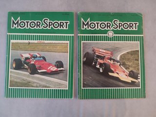 Lote de 11 revistas Motorsport Vintage 1970