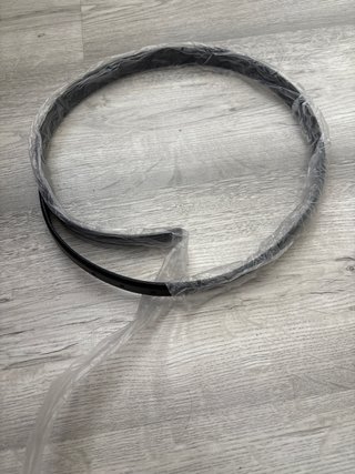 Cinturón mujer sin hebilla negro