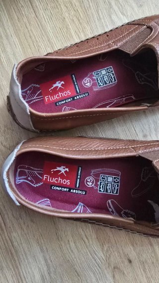 Mocasines Fluchos DORIAN F1174 Slip On Marrón.