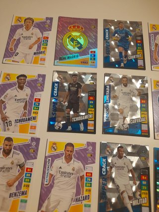 Lote 14 Cartas Real Madrid Adrenalyn XL 22/23