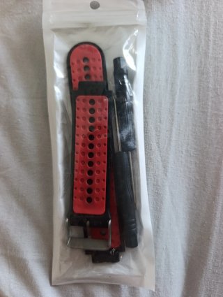 Correas Garmin Forerunner 235 Negro/Rojo