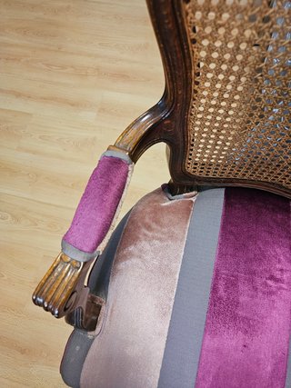 6 Sillas Comedor Clásicas Madera y Rattan