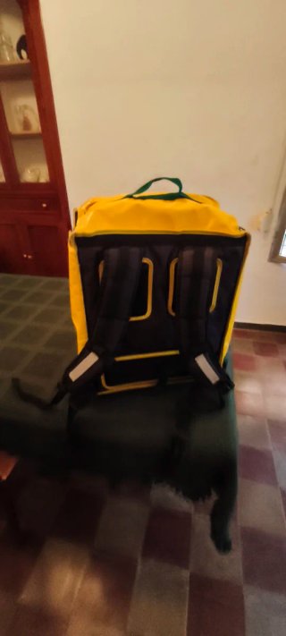 Mochila Isotérmica Glovo Amarilla