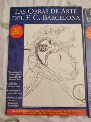 Litografías Dali F.C. Barcelona Edición Limitada