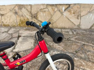 Bicicleta infantil Yobike roja