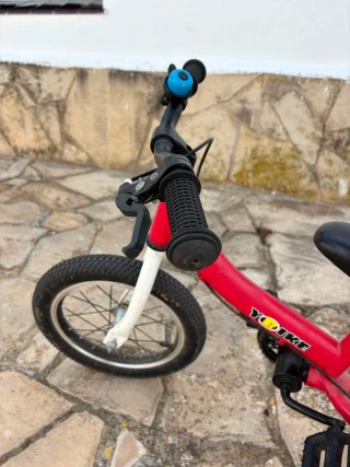 Bicicleta infantil Yobike roja