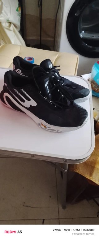 Zapatillas pádel 361 Degrees negras y blancas