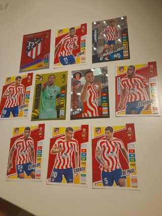 Lote 10 Cartas Adrenalyn XL Atlético 22/23