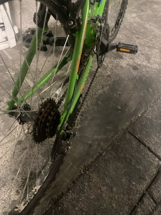Bicicleta infantil verde