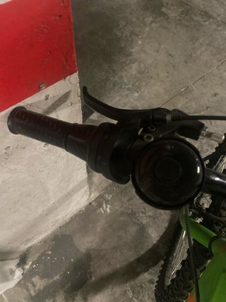 Bicicleta infantil verde