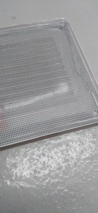 Rejilla ventilación acero blanca NUEVA