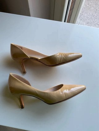 Scarpe BROCCOLI vernice beige N.36