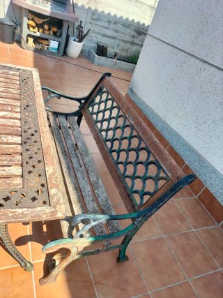 Conjunto Mesa y Sillas Jardín Berkeley Forge