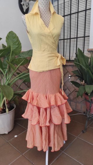 Conjunto Flamenco Falda y Blusa
